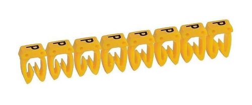 Маркер CAB 3 - для кабеля 0,5-1,5 мм² - заглавная буква P